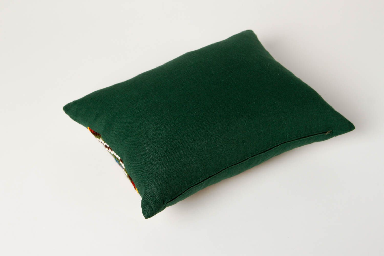 Cojín bordado para sofá hecho a mano objeto de decoración regalo original  foto 4