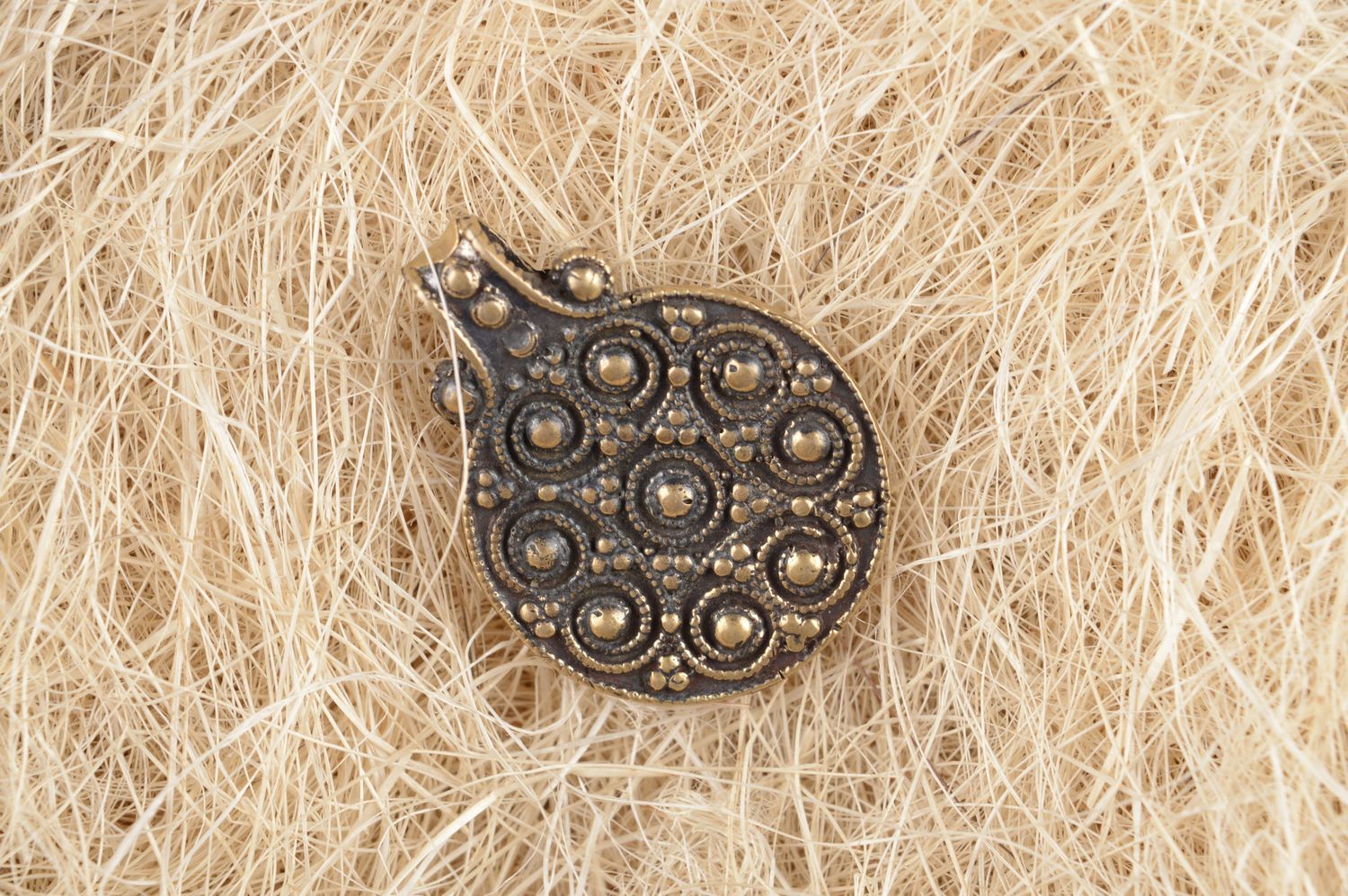 Handmade pendant for girls bronze jewelry bronze pendant designer pendant photo 1