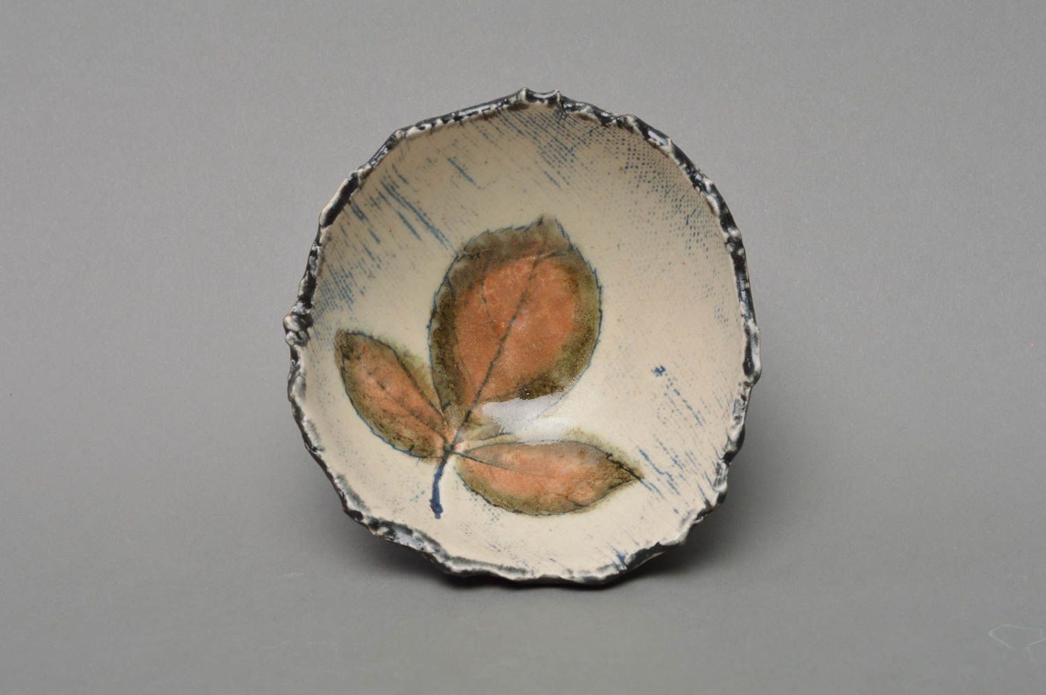 Handmade Porzellan Schüssel mit Glasur bedeckt Designer Geschirr aus Keramik  foto 2