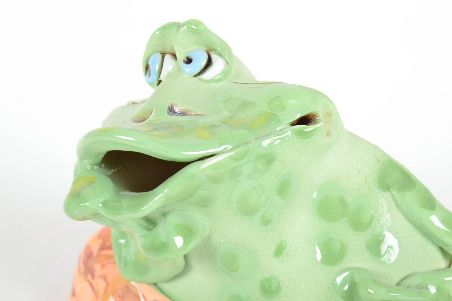 Ceramic moneybox Edgar Frog photo 3