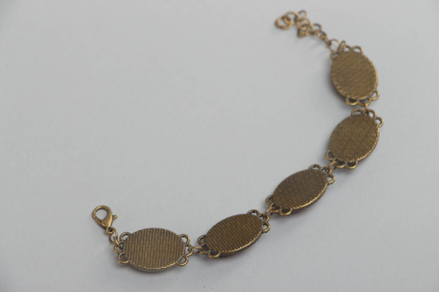 Bracelet en résine pour bijoux et argile polymère fait main design original photo 4