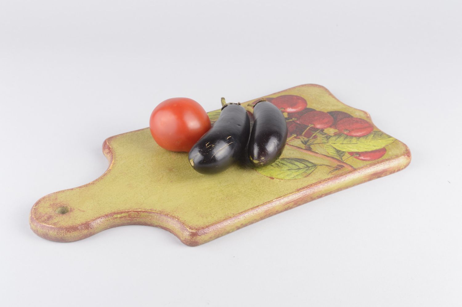 Handmade wooden kitchen board chopping board for decorative use only gift ideas photo 5
