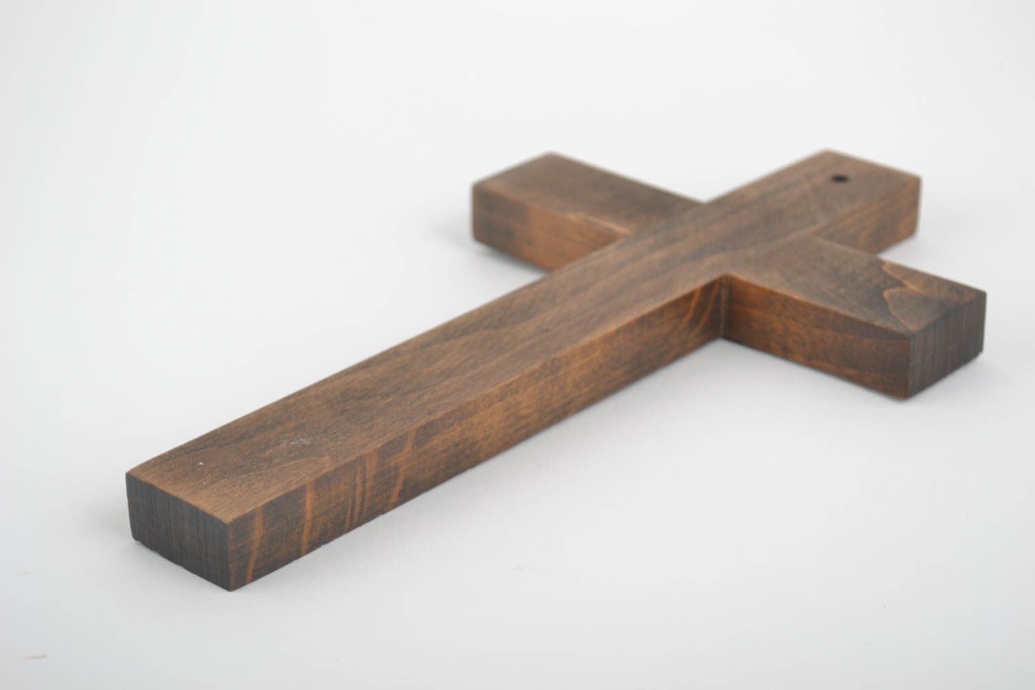 Крест ручной работы резной крест из дерева украшение на стену изделие из дерева  фото 4