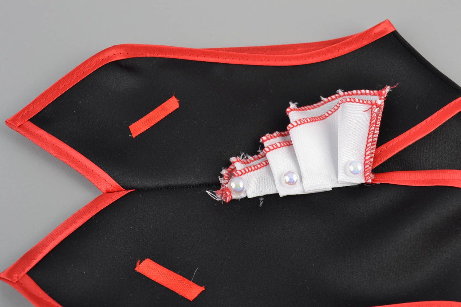 Handmade Hülle für Flasche schwarzer Anzug des Bräutigams handmade Accessoire foto 1