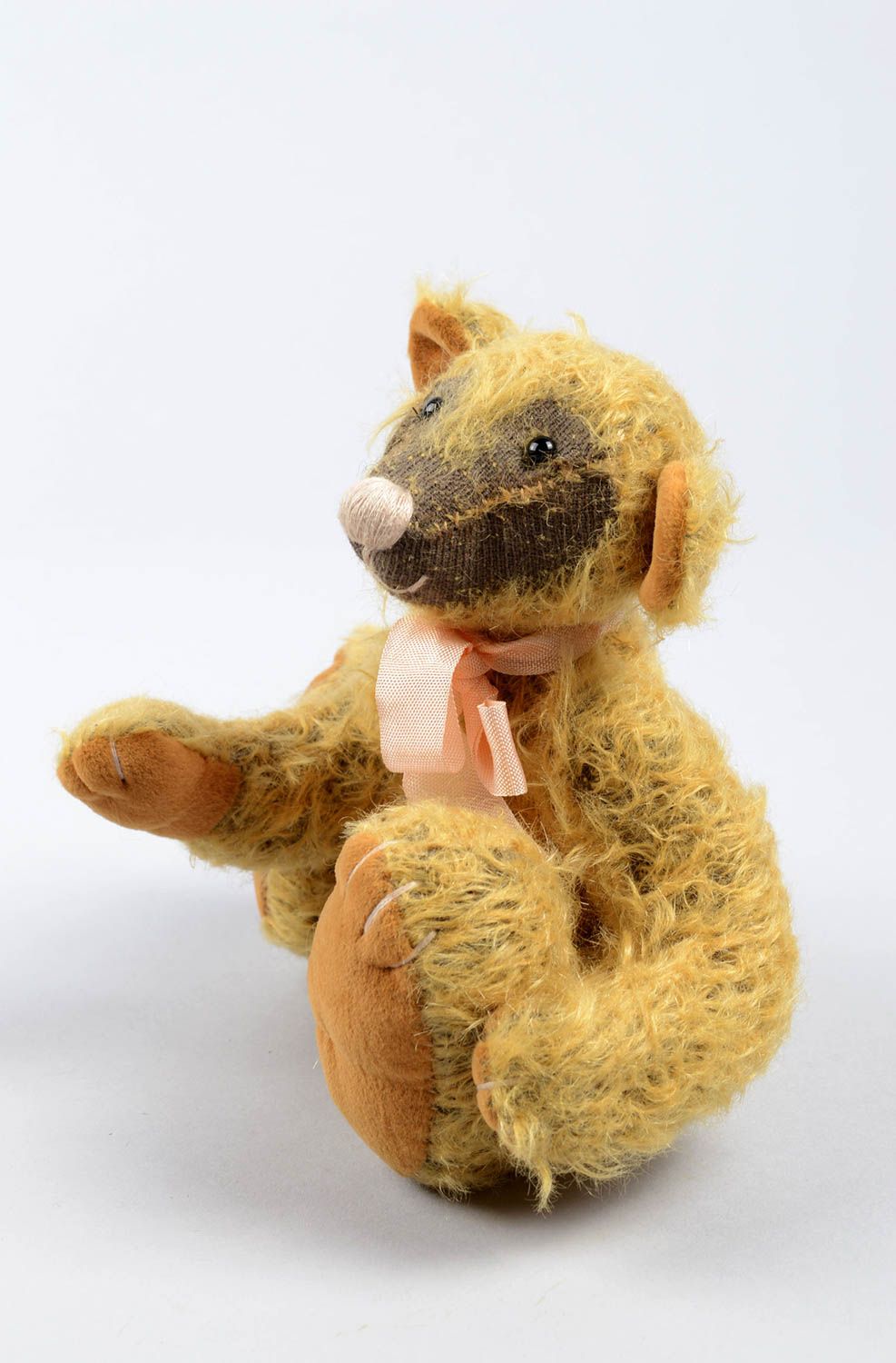 Handmade stylish soft toy beautiful interior toy textile toy present for kids photo 4