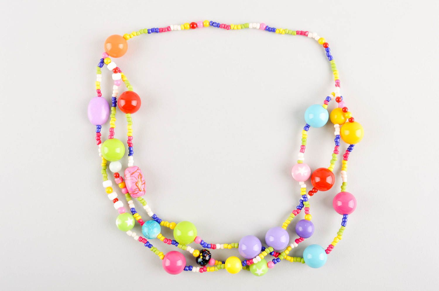 Handmade necklace beaded necklace handmade beads designer accessory gift ideas photo 2