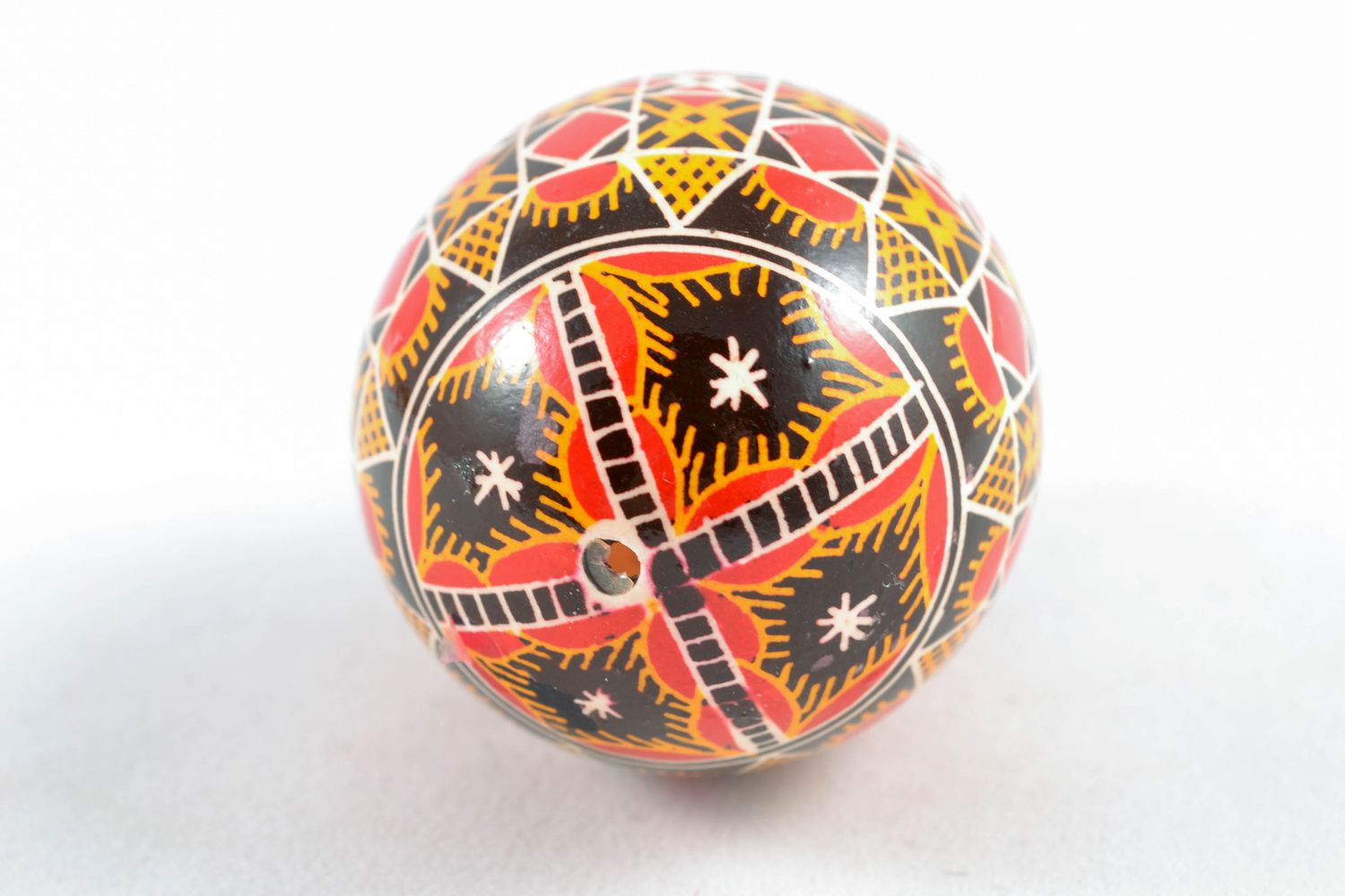 Painted egg with sacral symbols photo 4