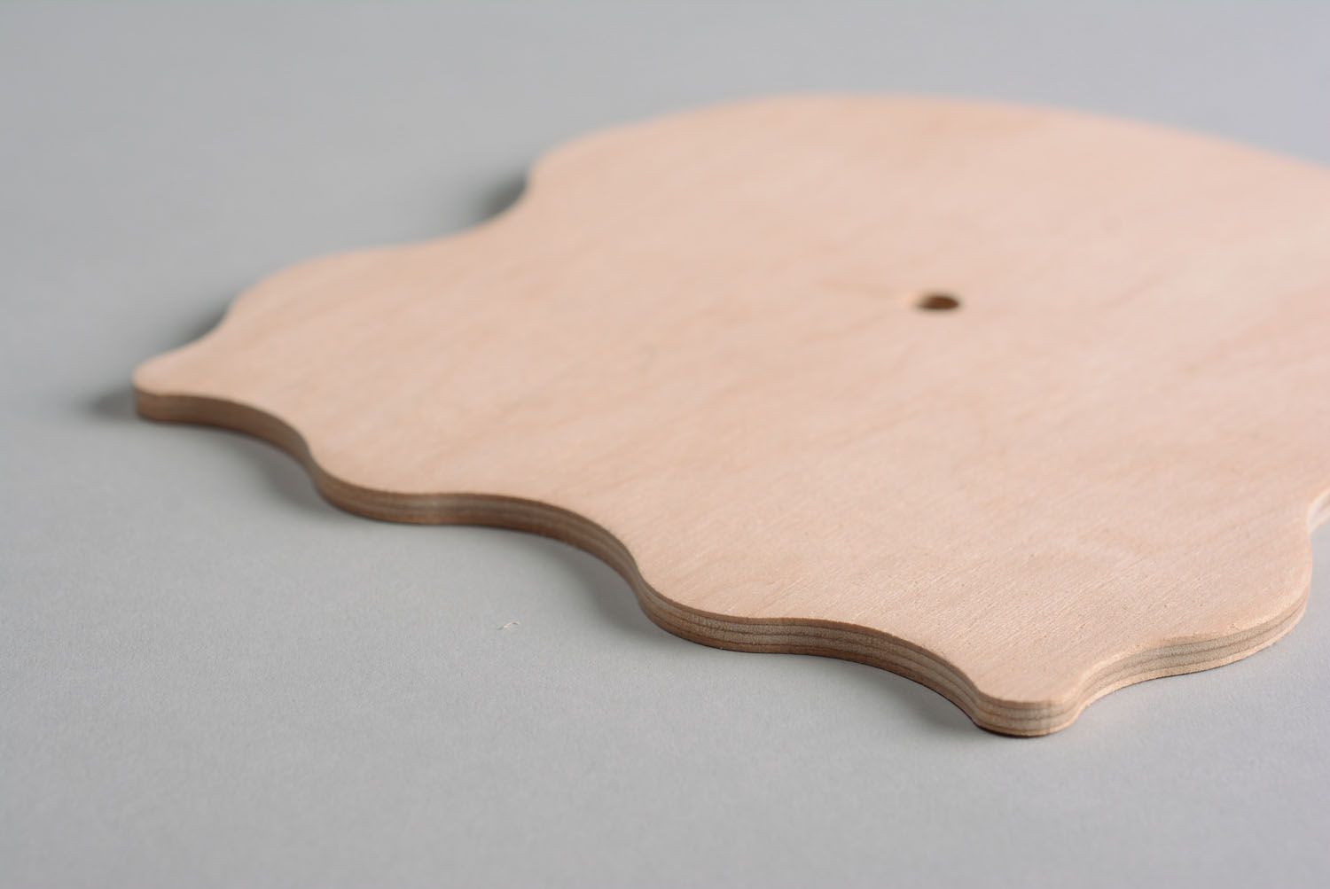 Wooden blank for creative work Clock photo 4