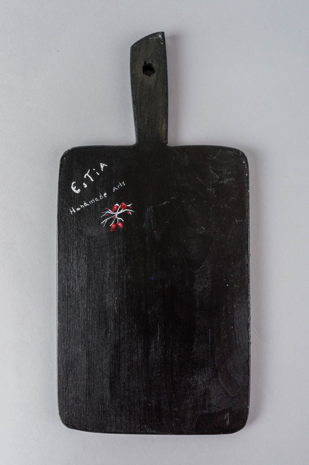 Handmade beautiful cutting board painted wooden chopping board kitchen utensils photo 3