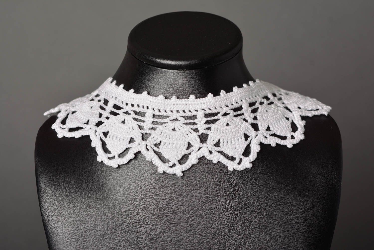 Handmade collar unusual accessory for girls designer collar unusual gift photo 2