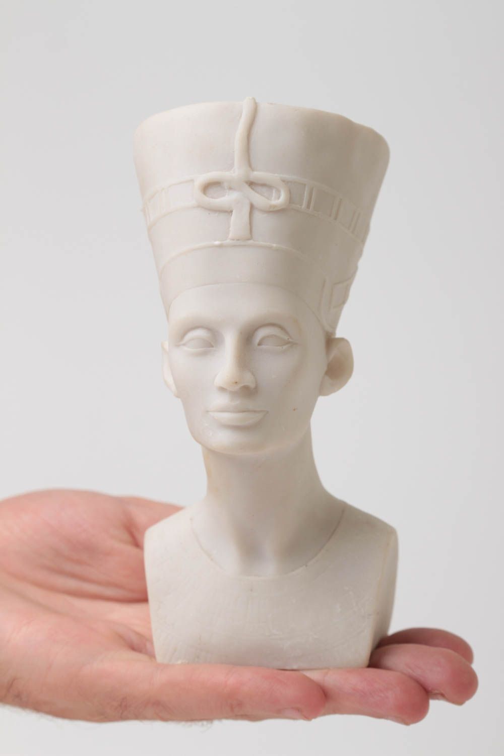 Фигурка заготовка для творчества из полимерной смолы ручной работы Нефертити  фото 5