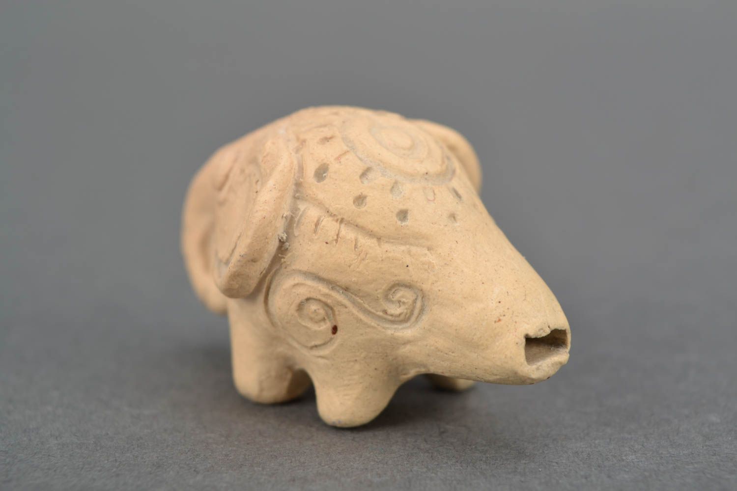 Ceramic whistle Elephant photo 5
