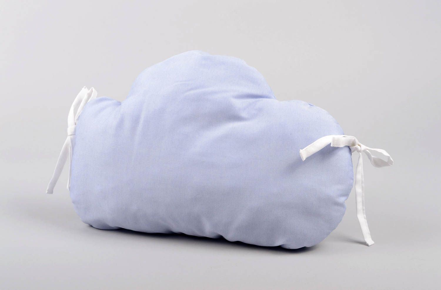 Nestchen für Babybett handmade Nestchen Wolke Bett Kopfschutz Baby in Blau foto 3