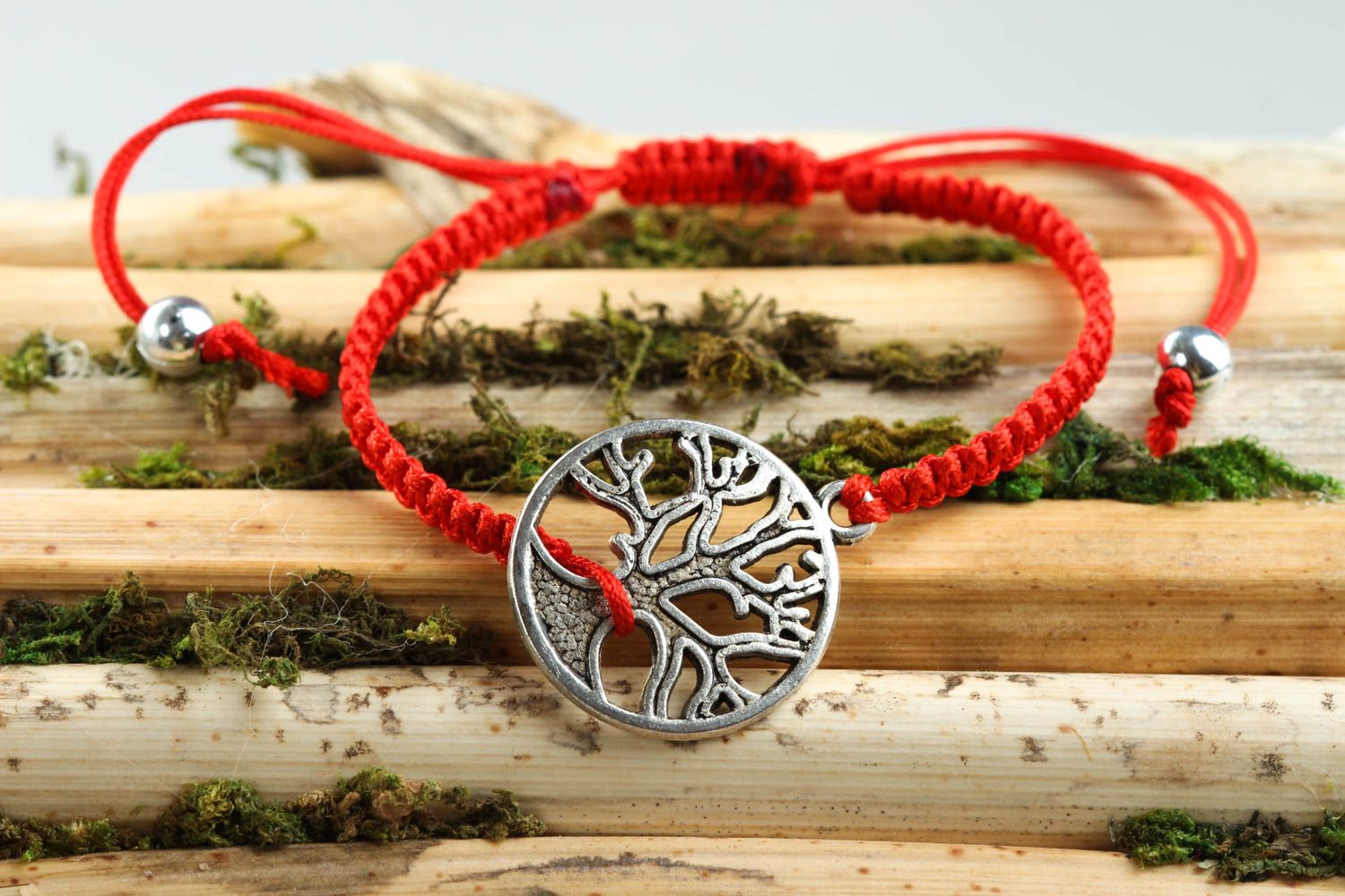 Unusual handmade woven cord bracelet thread bracelet designs artisan jewelry photo 1