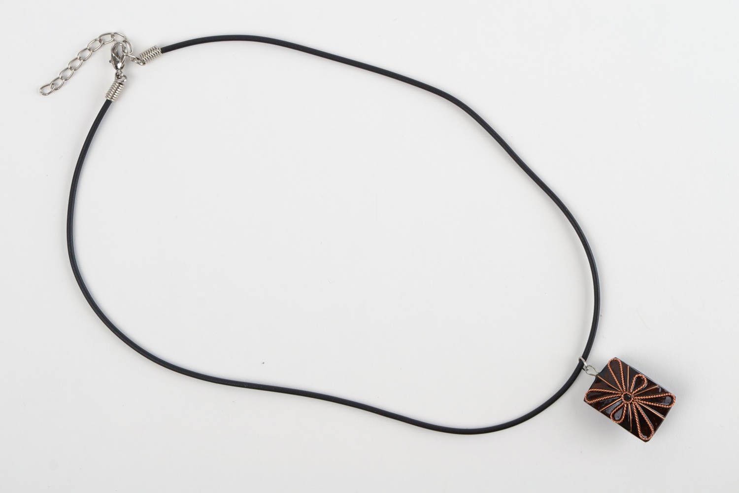 Holzanhänger Schmuck Anhänger aus Holz Schmuck handgemacht Halskette für Frauen foto 4