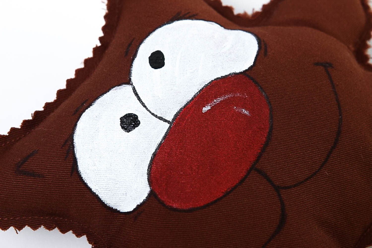 Peluche de animal hecho a mano de algodón juguete de tela objeto de decoración foto 3