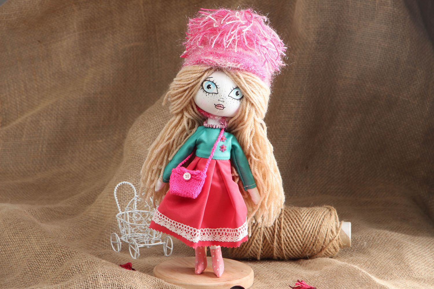 Fabric doll with dreads City Fashionista photo 5