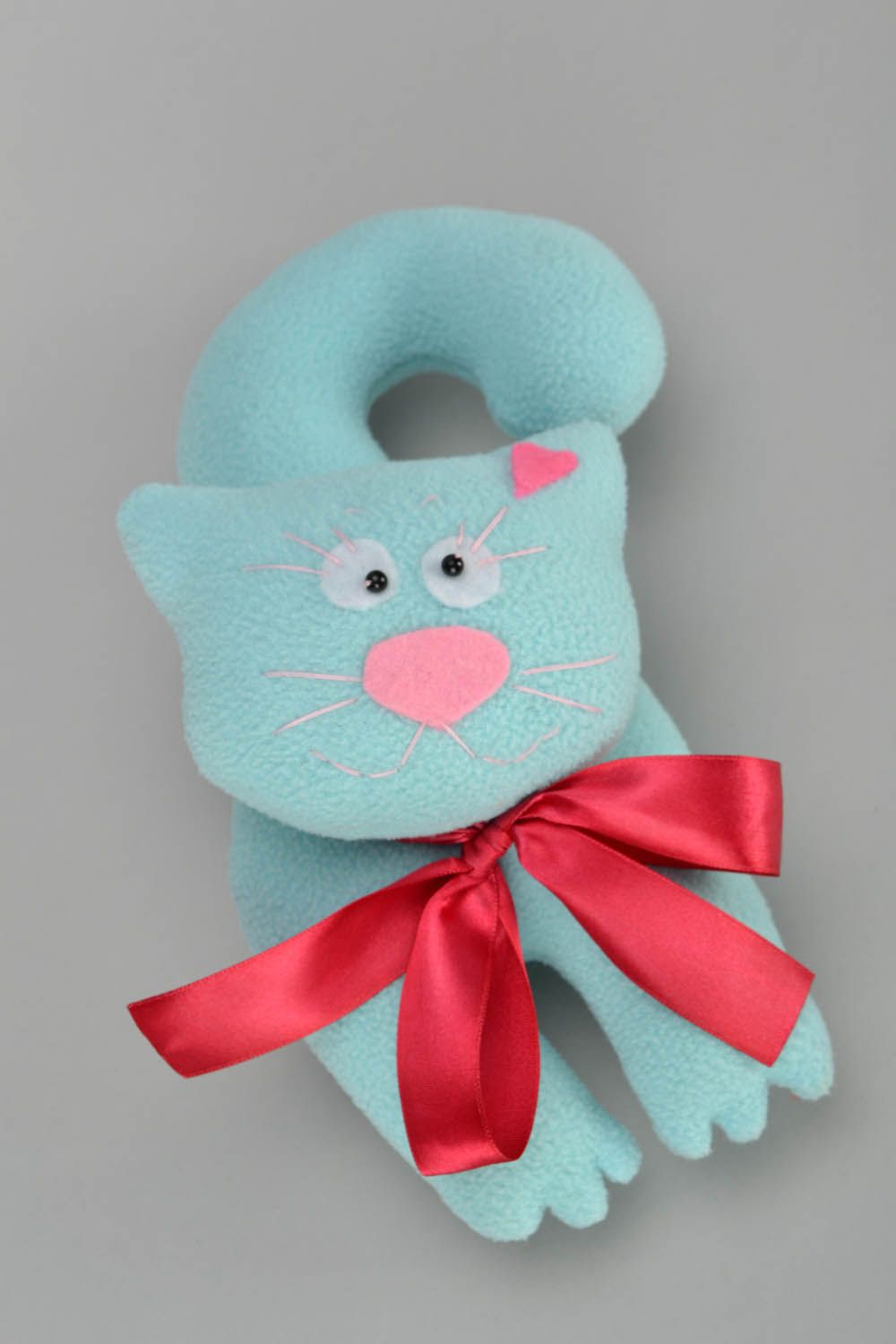 Мягкая игрушка Голубой котик фото 4