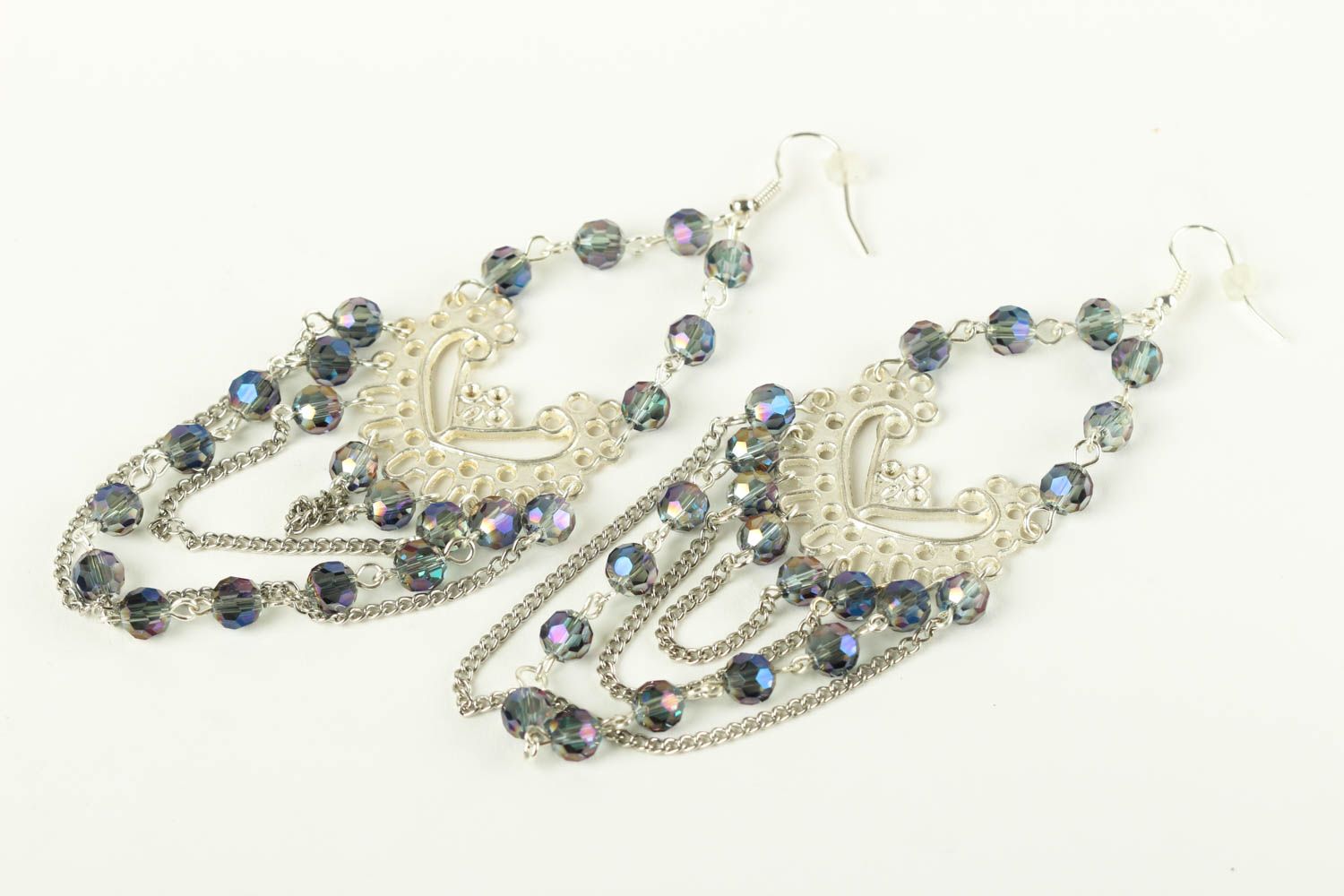 Handmade earrings in oriental style beaded earrings fashion jewelry for girls photo 2