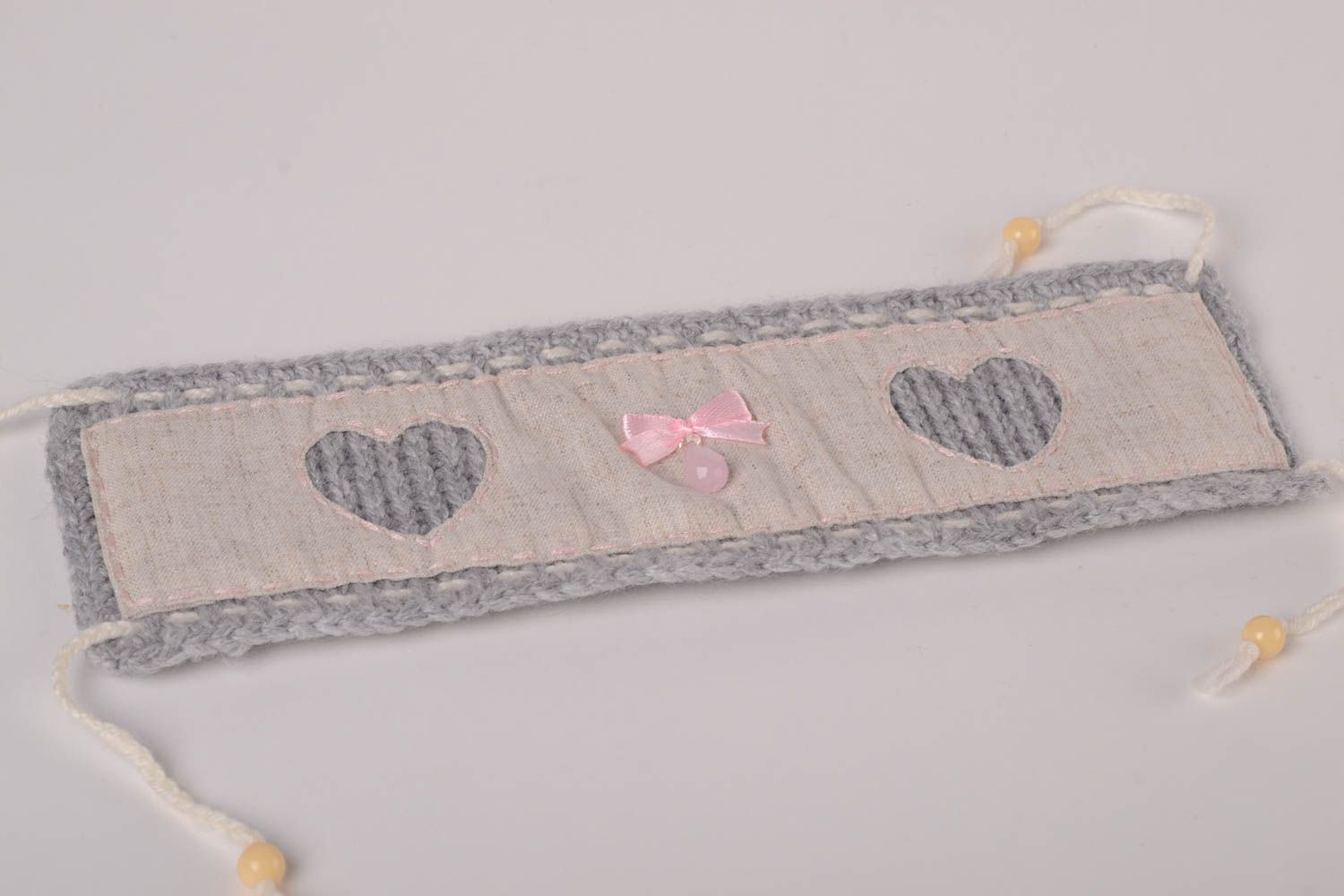 Couvre-tasse tricot fait main Pull pour mug textile au crochet lin fils design photo 3