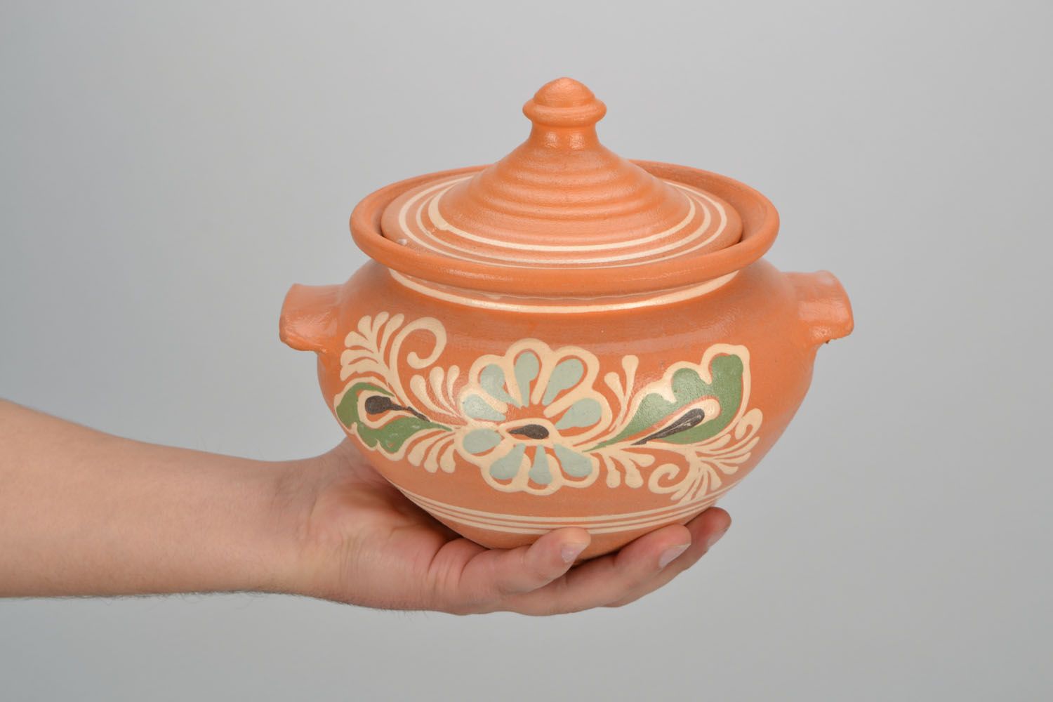 Ceramic handmade pot photo 2