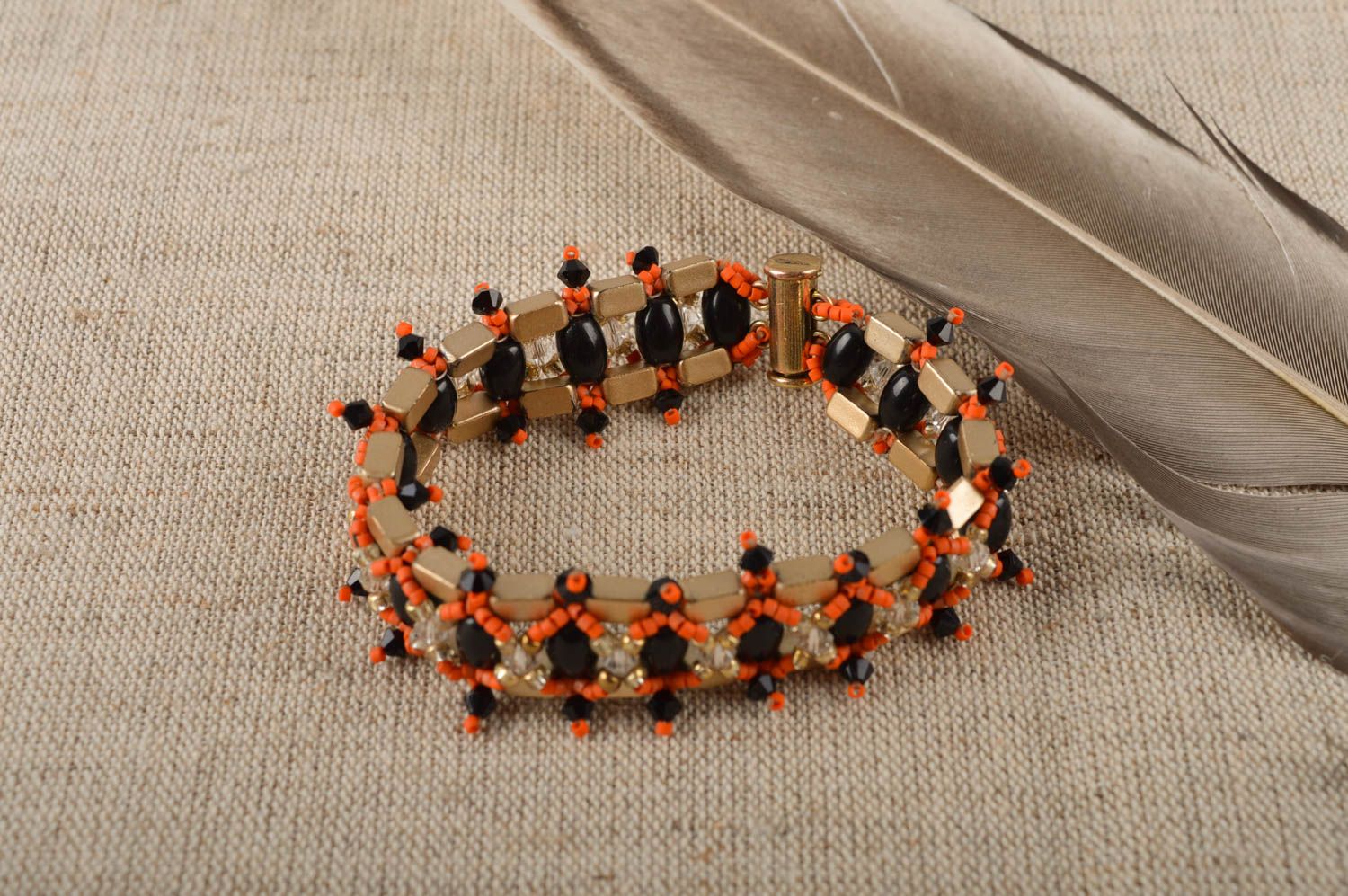 Stylish handmade wrist bracelet beaded bracelet designs accessories for girls  photo 1