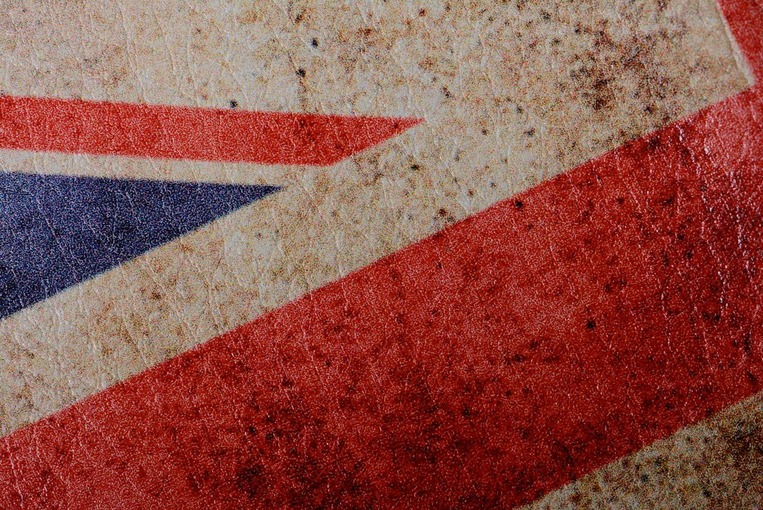 Leder Passhülle mit Muster Großbritannien foto 3