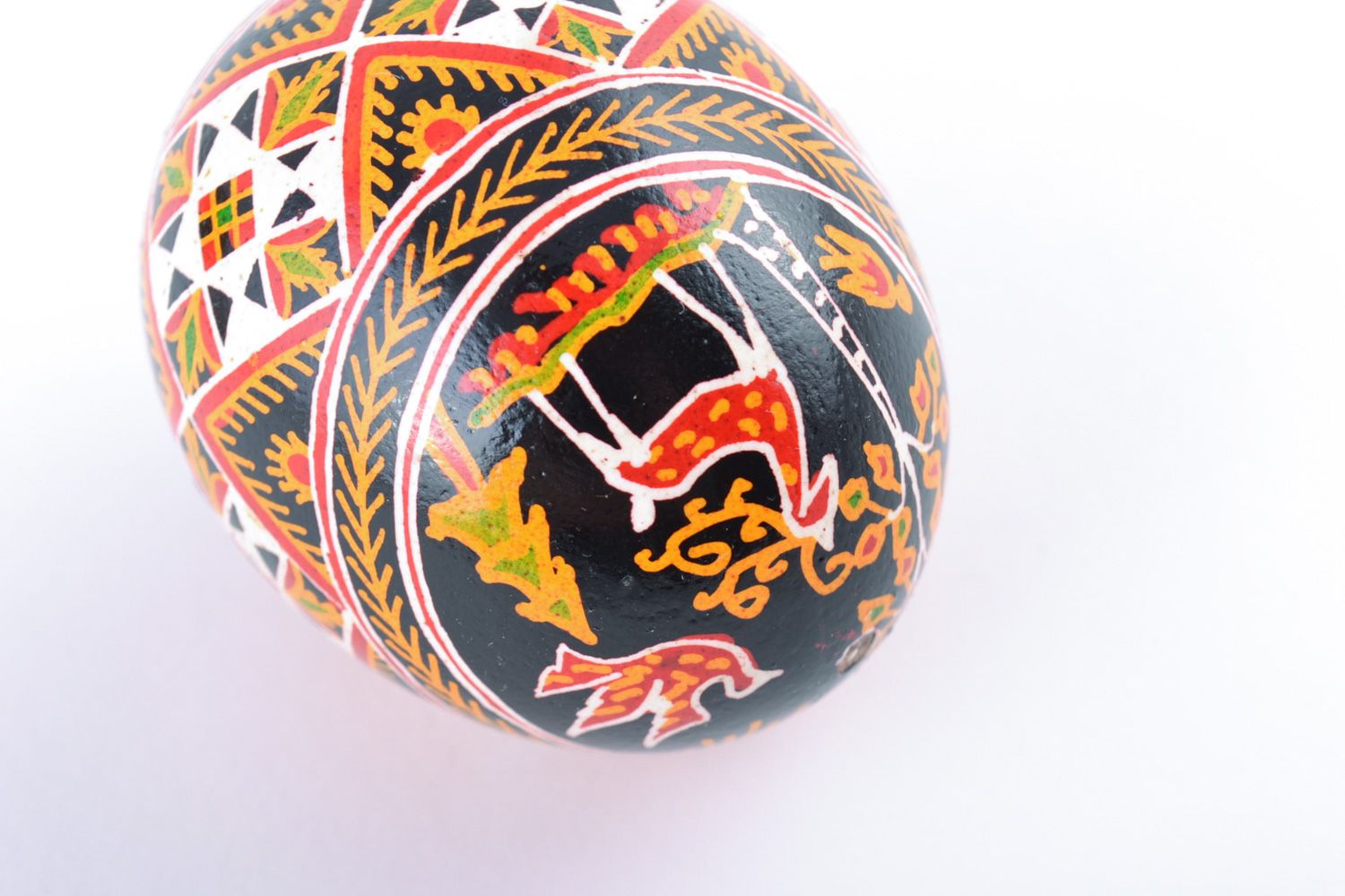 Handmade designer painted chicken egg for Easter decor photo 5