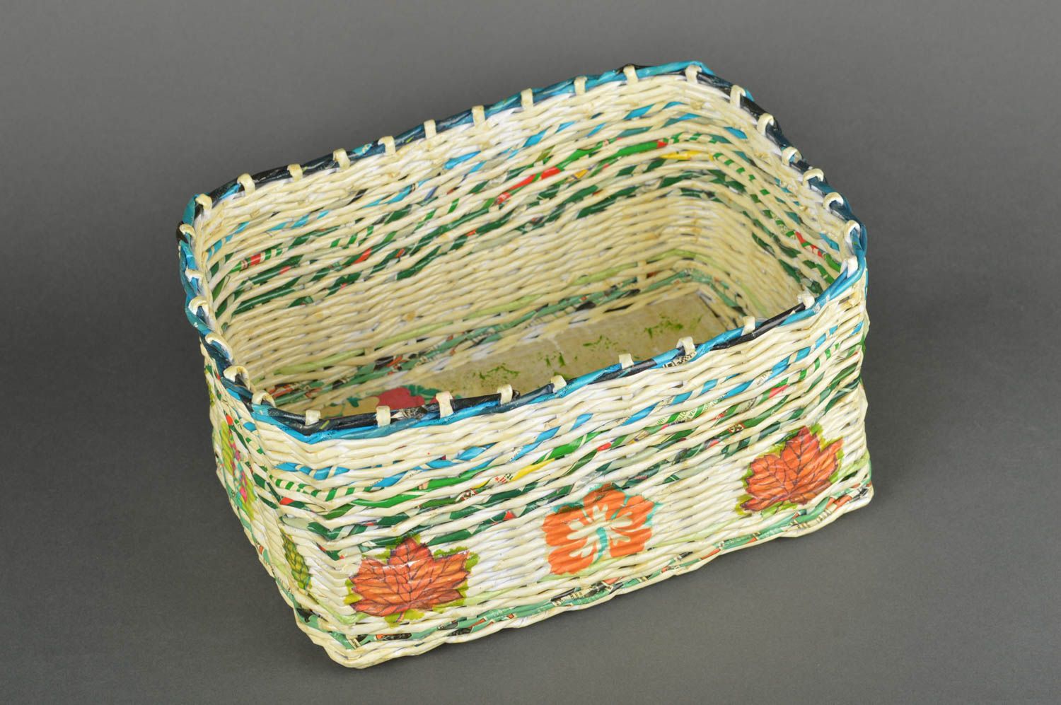 Handmade basket designer basket home decor unusual wicker basket gift ideas photo 3