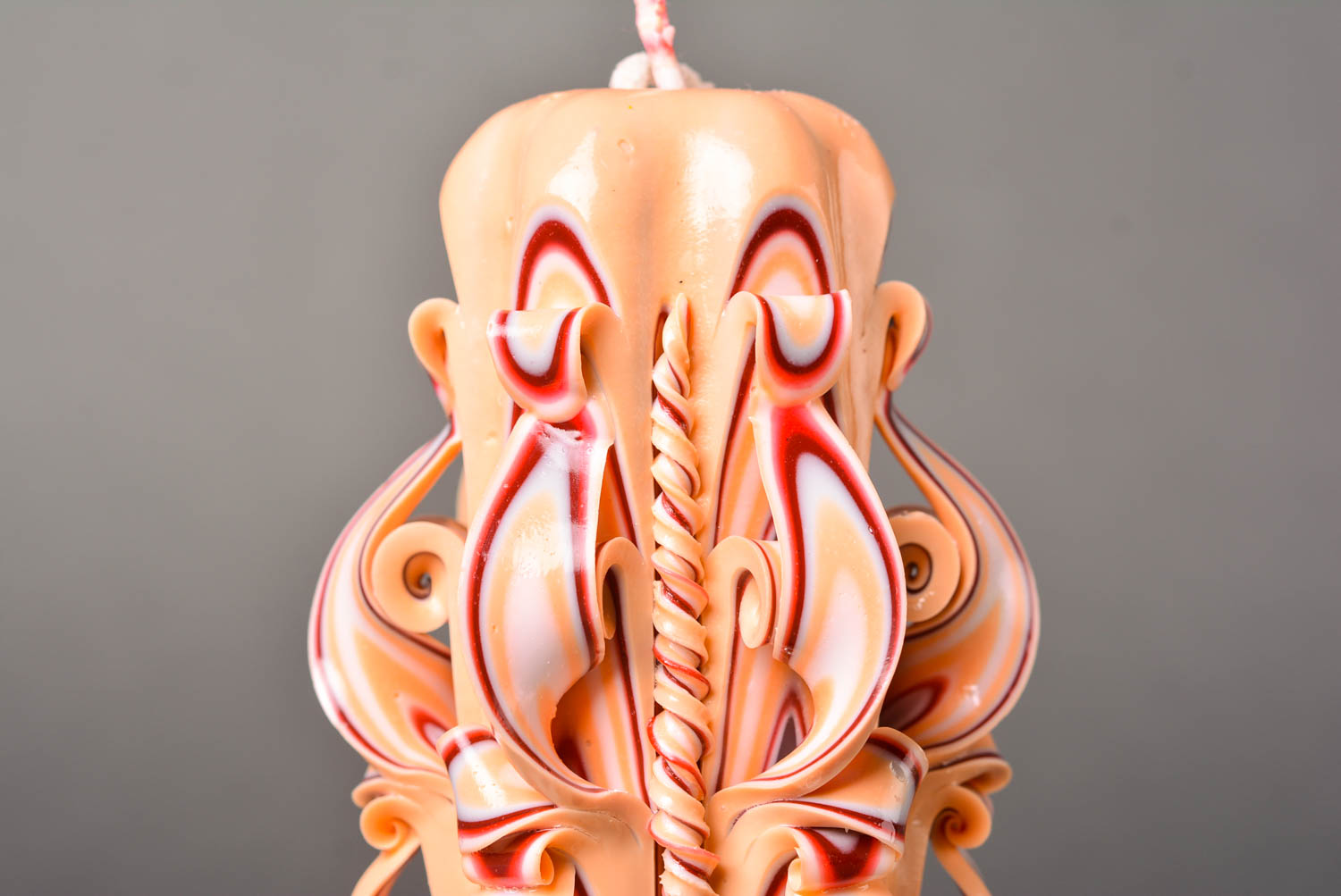 Carved candle handmade designer candle housewarming present decorative use only photo 5
