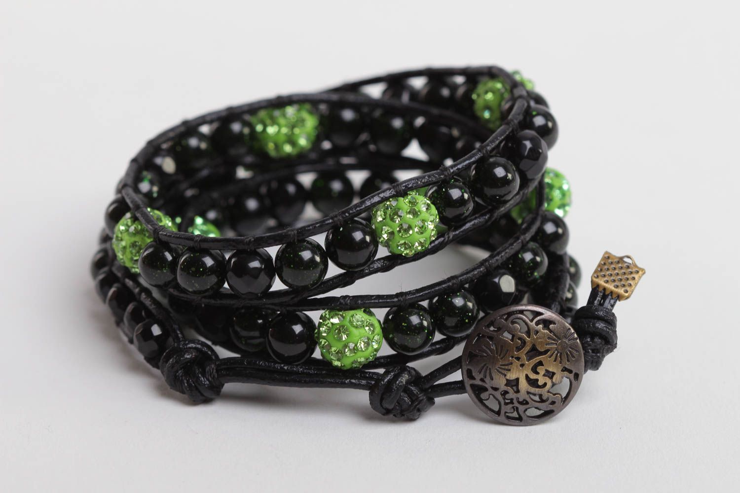 Unusual handmade gemstone bracelet handmade accessories for girls gifts for her photo 4