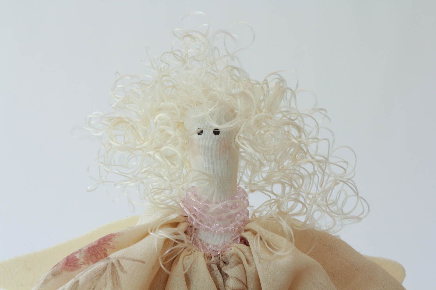 Soft decorative doll Curly Angel photo 1