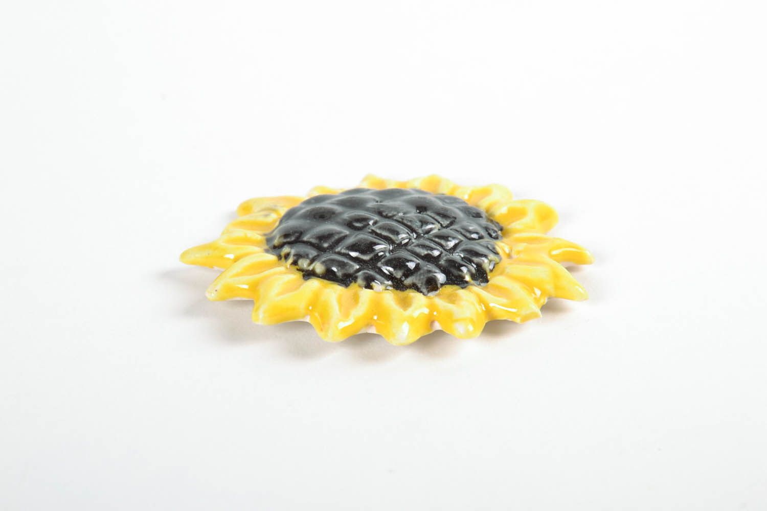 Fridge magnet in the form of sunflower photo 4