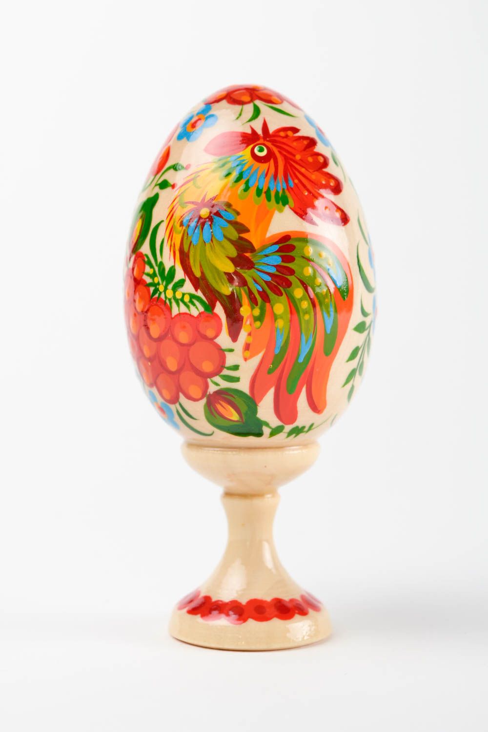 Huevo decorado decoración para Pascua artesanal regalo original de navidad foto 3