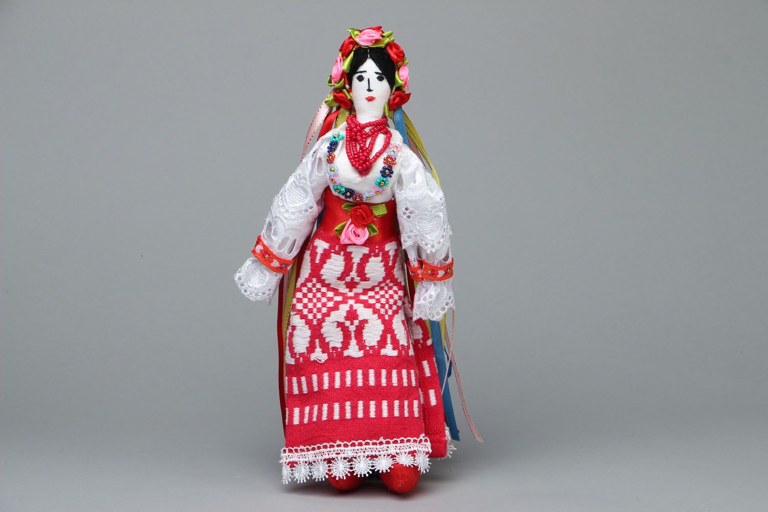 Handmade textile doll Ukrainian Girl photo 1