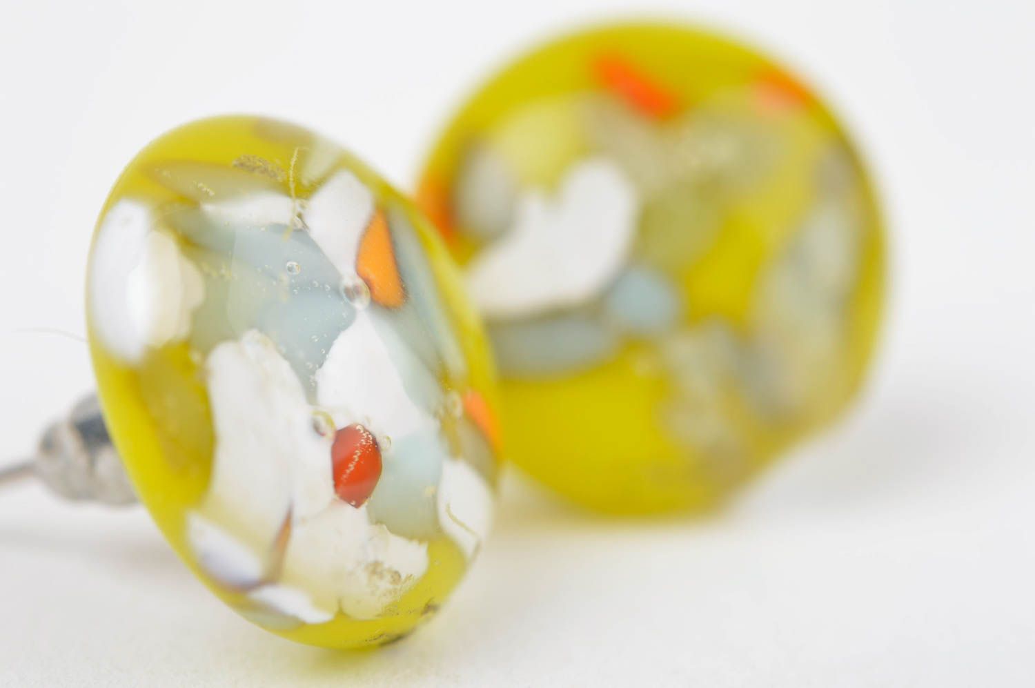 Stylish handmade glass earrings glass fusing cool jewelry designs gift ideas photo 5
