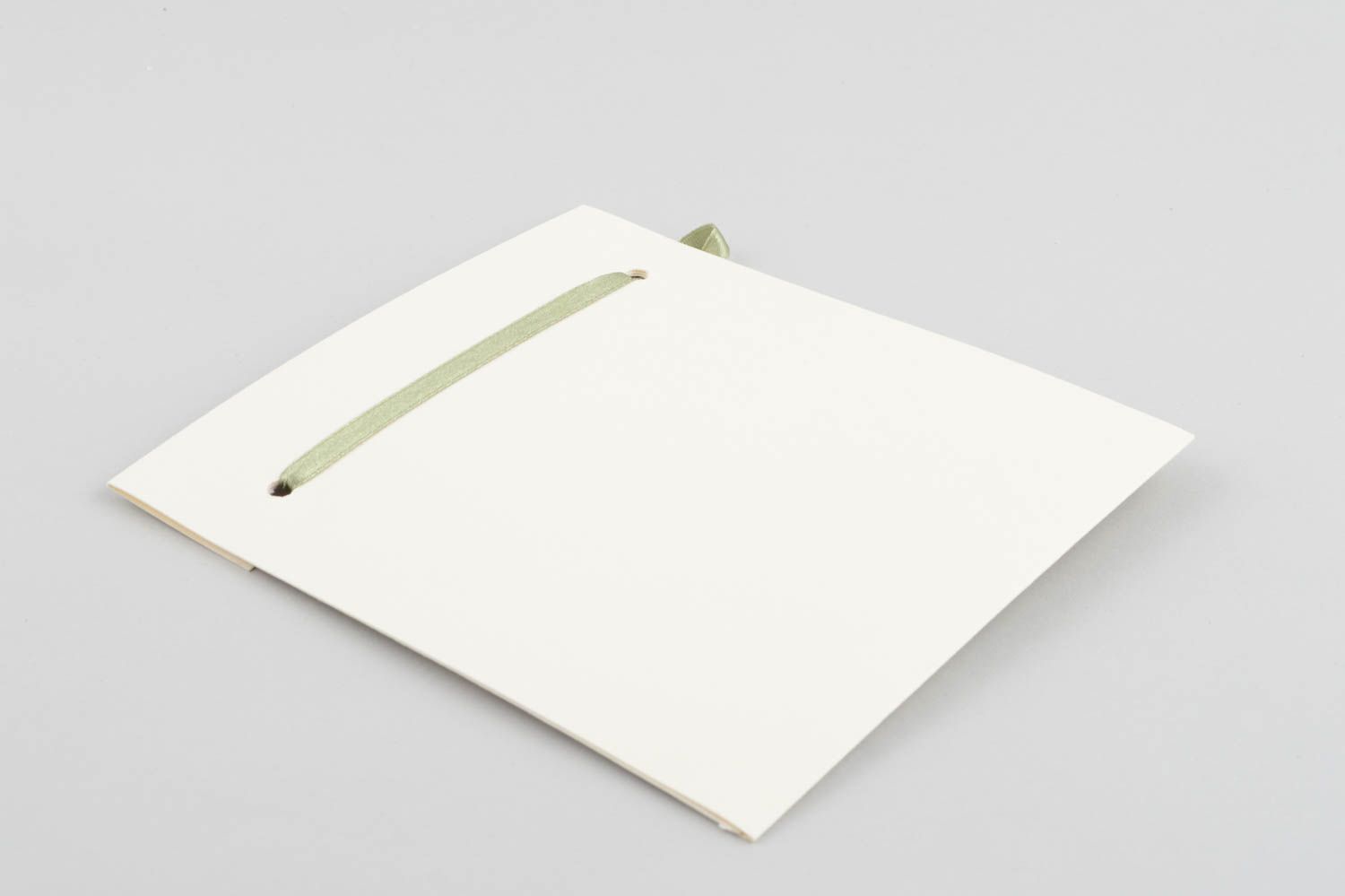Enveloppe fait main Enveloppe créative originale papier floral ruban Idée cadeau photo 5