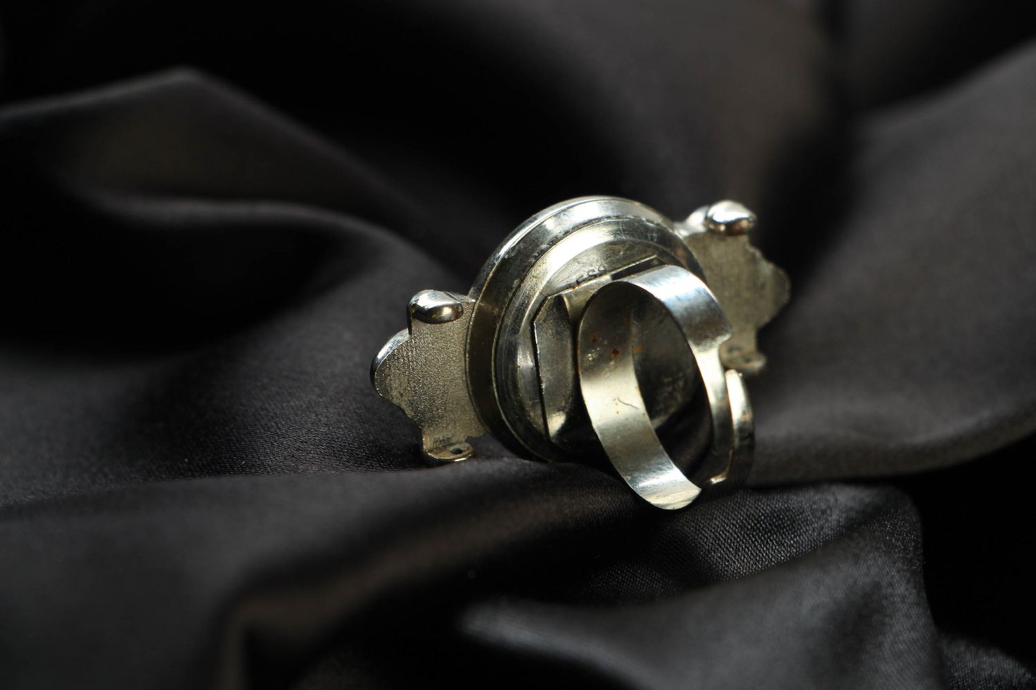 Handmade steampunk ring photo 2