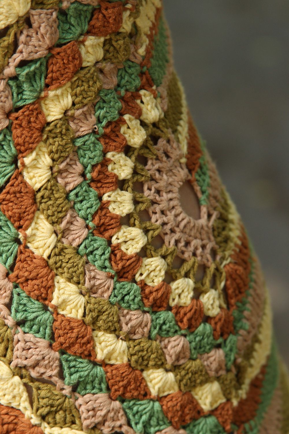 Robe au crochet en coton Motifs d'automne  photo 5