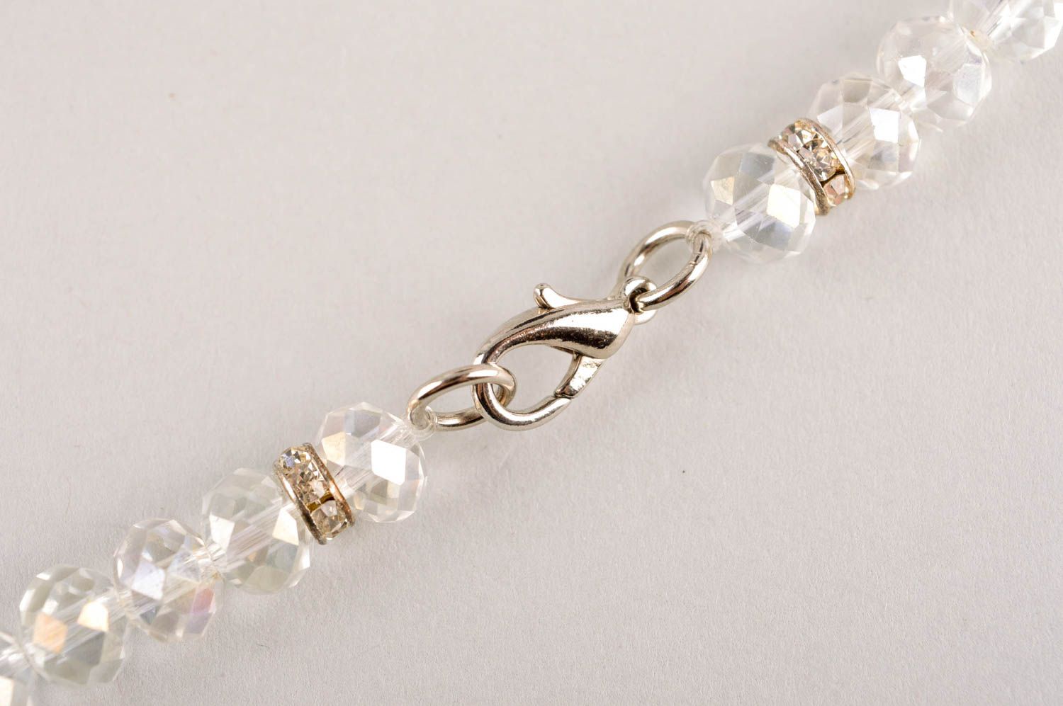Handmade crystal beads designer collar unique bijouterie accessories for her photo 4