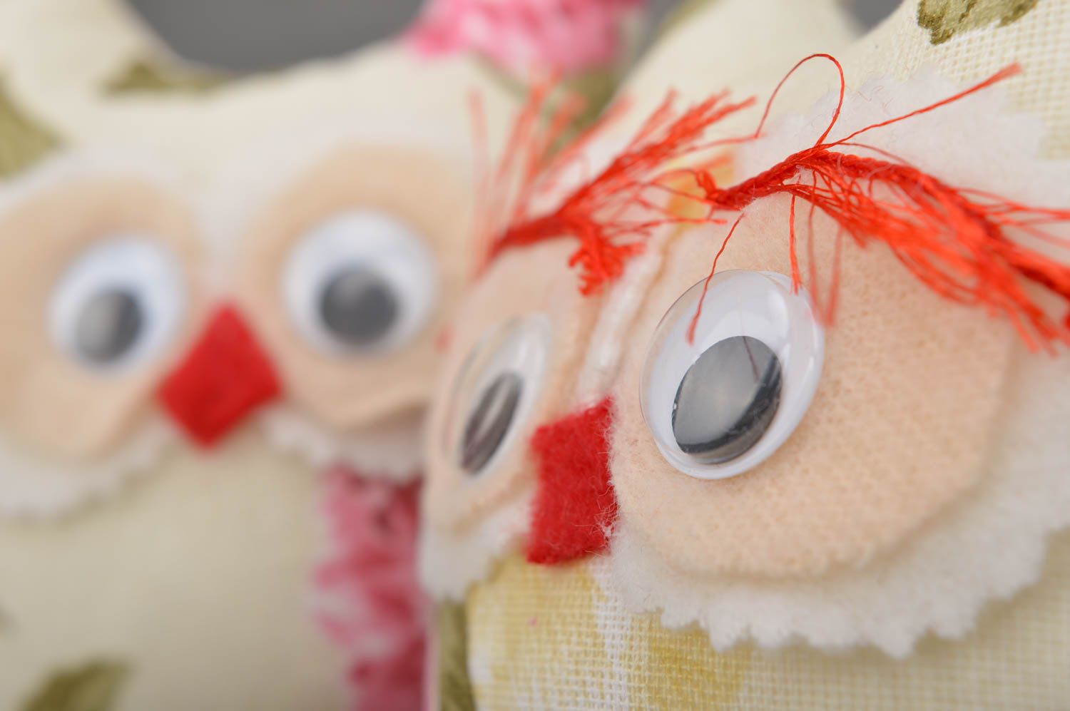 Handmade stuffed toy designer soft toy for children nursery decor ideas owl doll photo 4