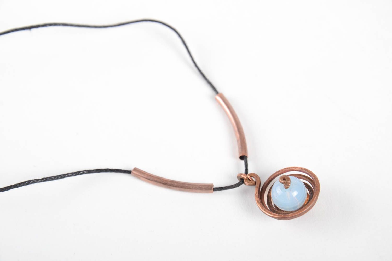 Handmade pendant metal pendant unusual jewelry designer accessory gift for her photo 3