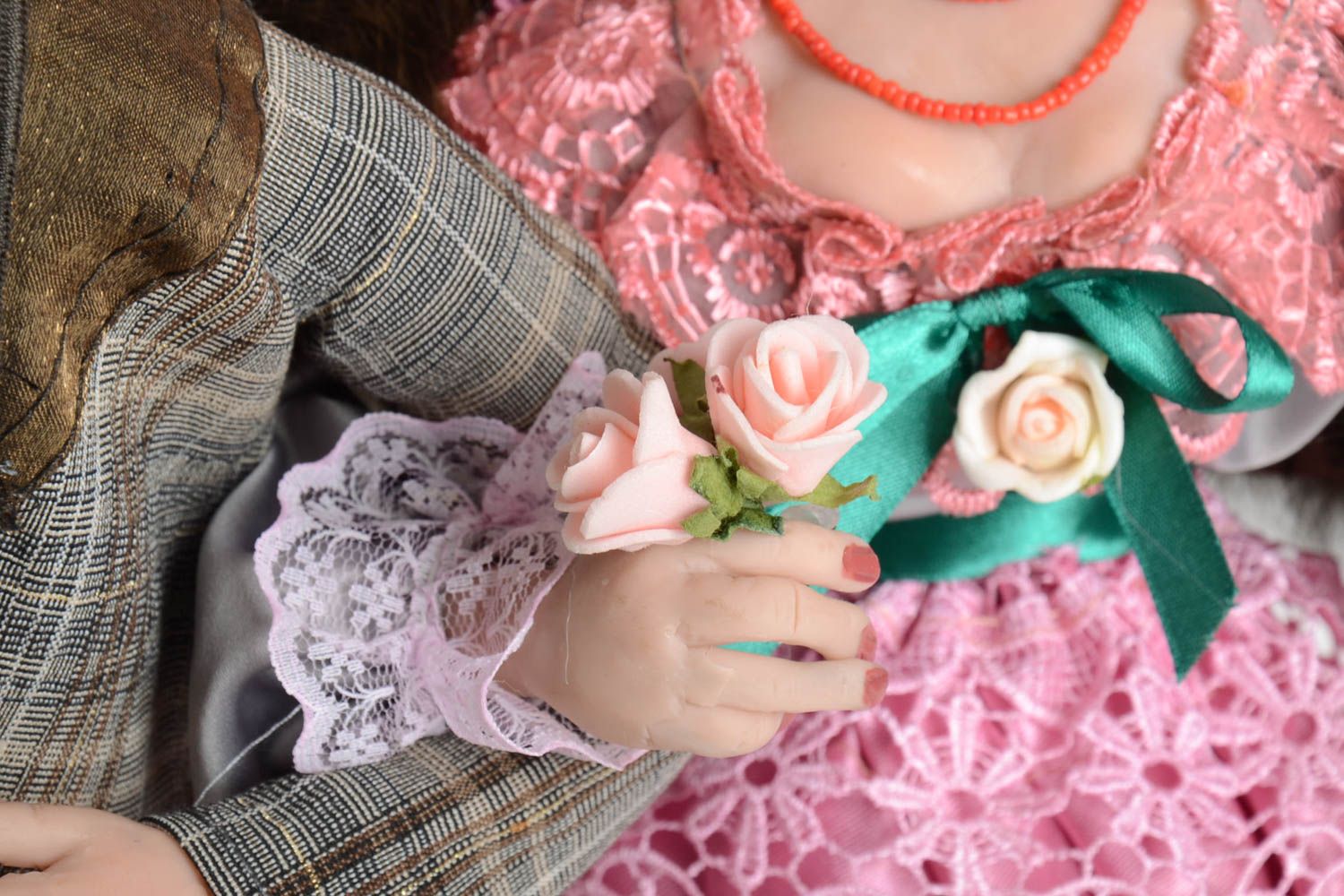 Poupées décoratives fait main Jouets pour enfant Déco chambre fille en plastique photo 4