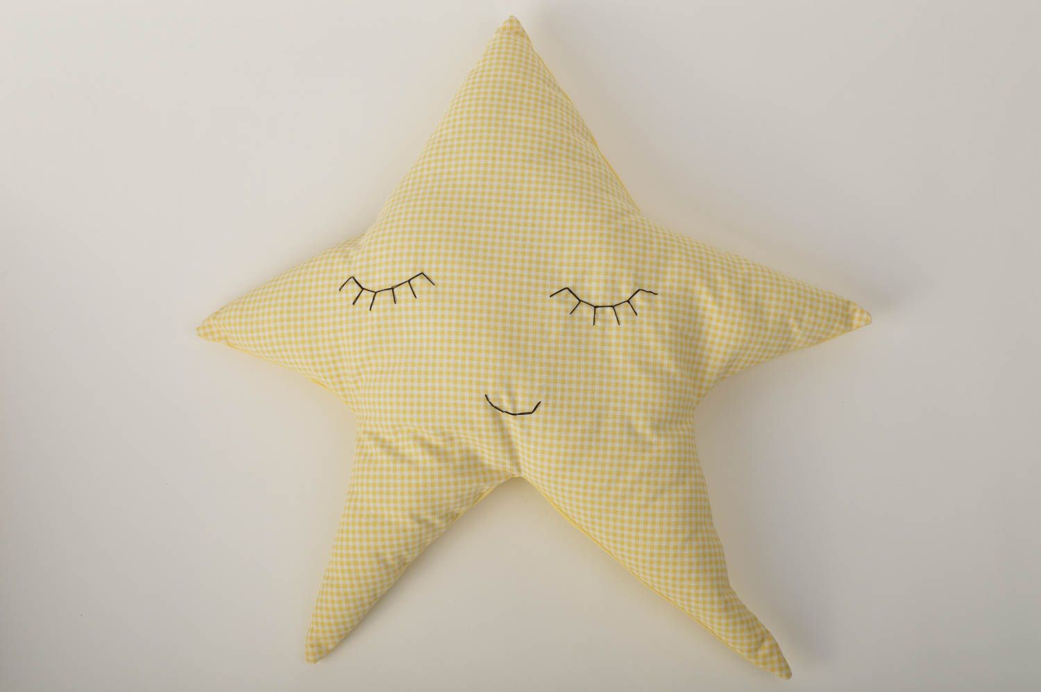 Декоративная подушка handmade подушка для дивана подушка из холлофайбера Звезда фото 2