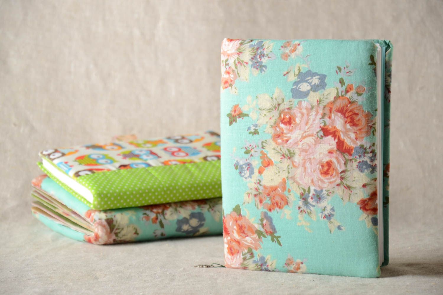 Beautiful handmade textile notebook stylish notebook designs gift ideas photo 1