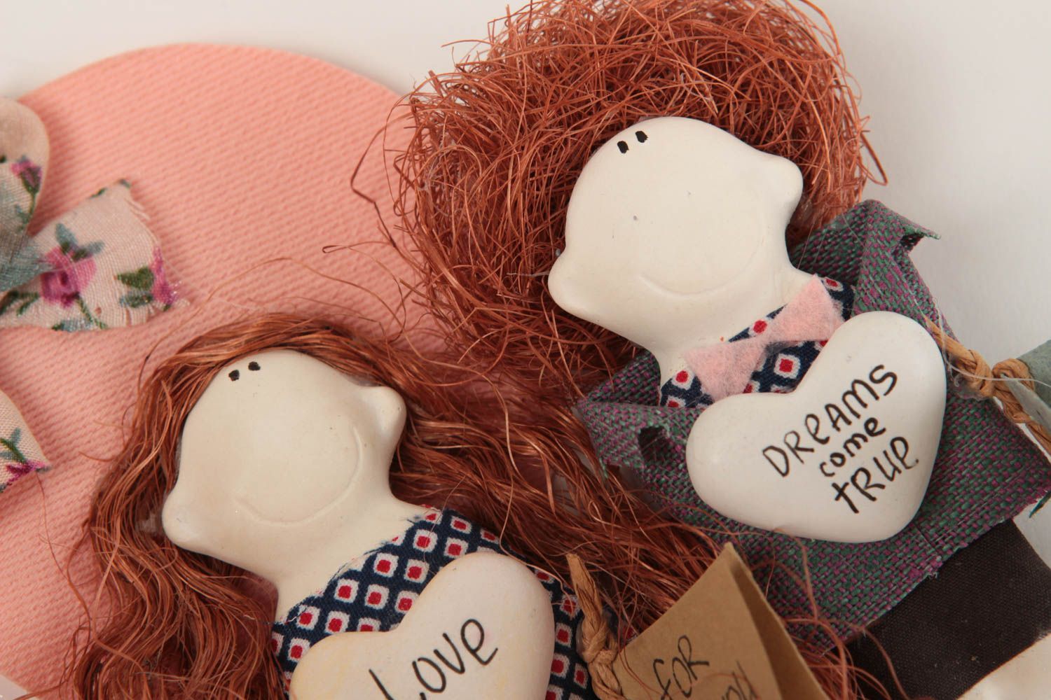 Handmade Deko Puppen Kühlschrank Magnet Deko Anhänger Geschenkidee für Mädchen foto 3
