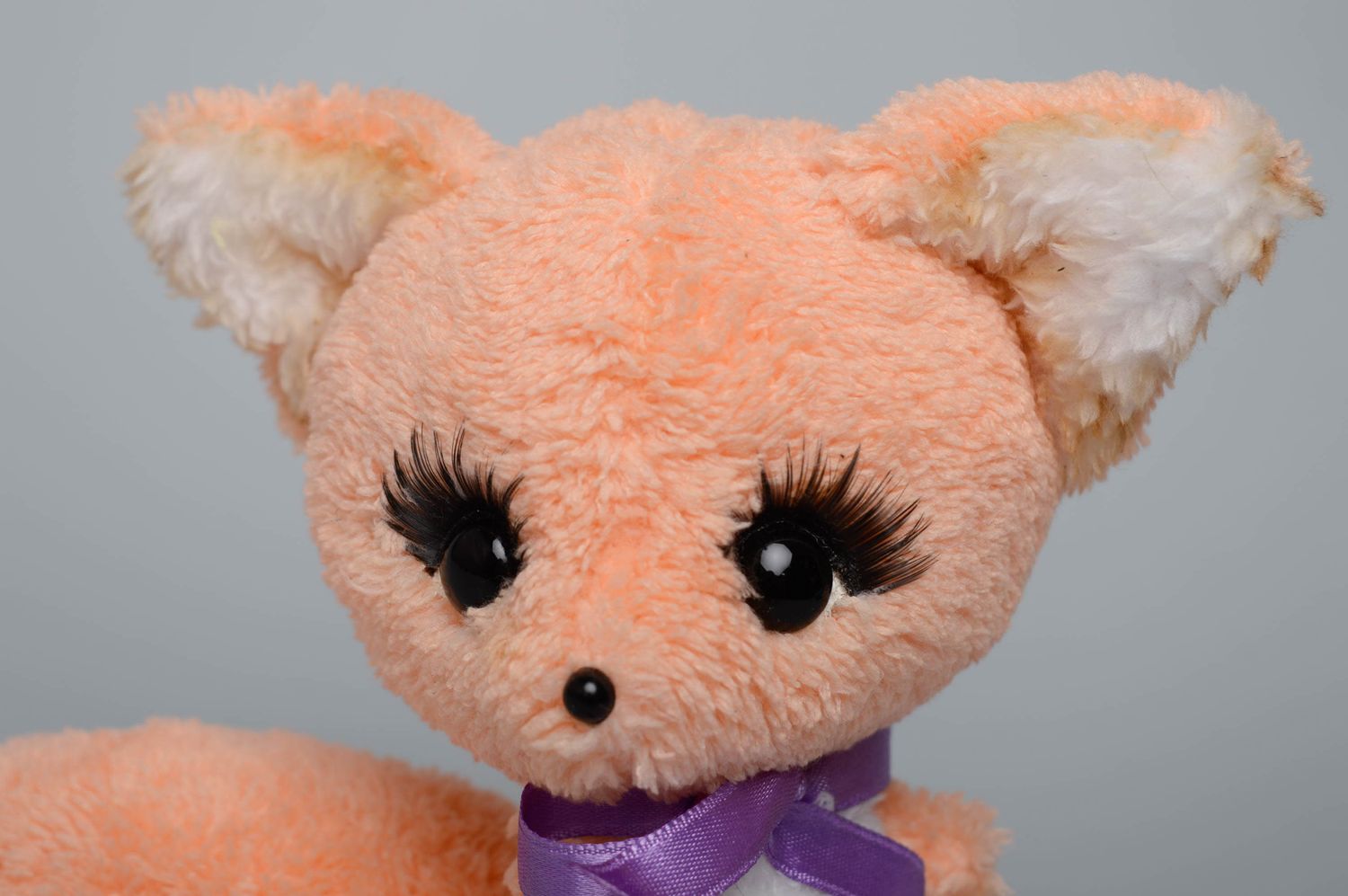 Artificial fur toy fox photo 4
