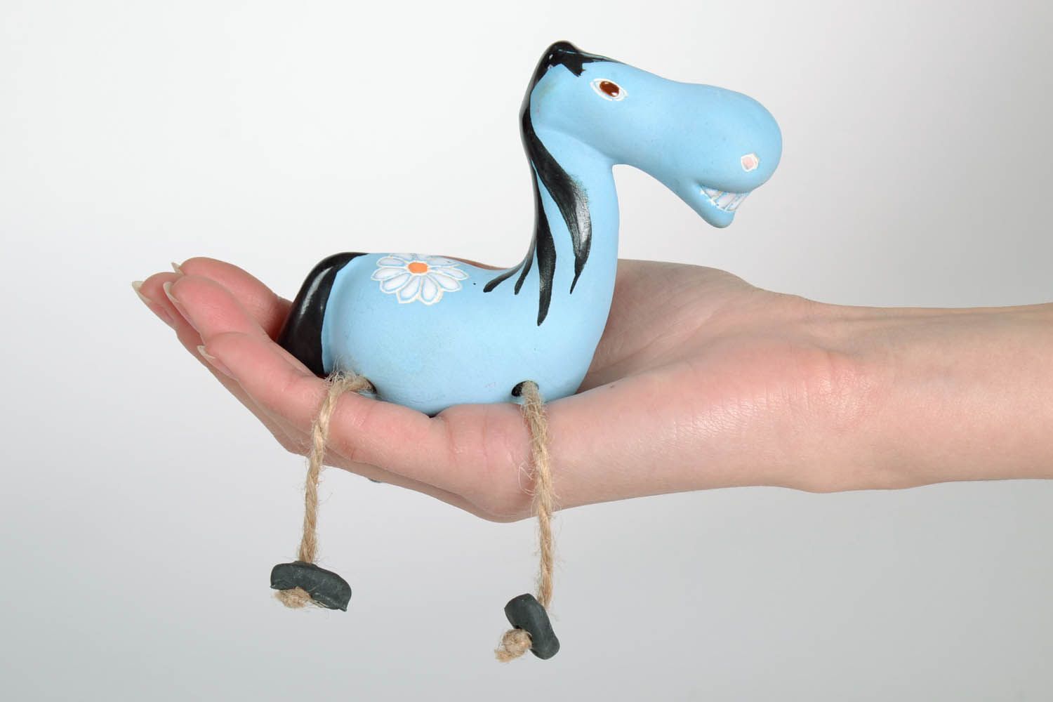 Decorative figurine Blue Horse photo 2