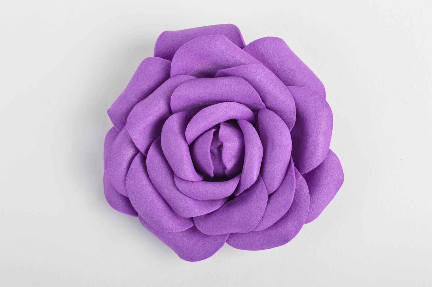 Fleur pour bijoux faite main Fourniture bijoux foamiran violet Loisirs créatifs photo 2