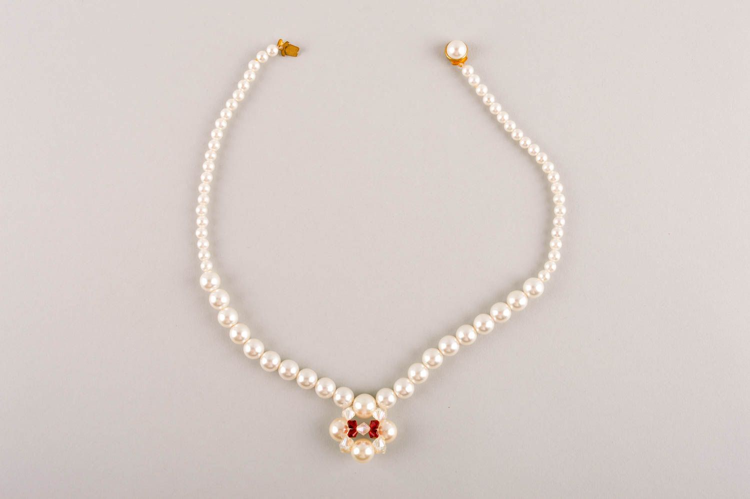 Handmade beaded necklace stylish designer necklace beautiful accessory photo 5